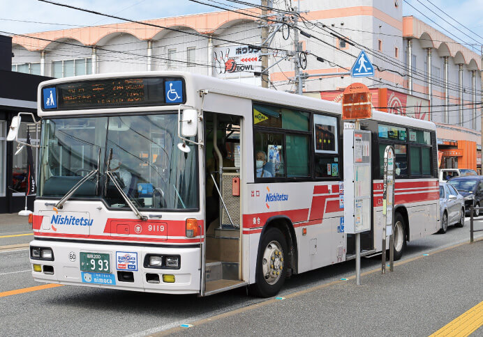 西鉄バス・マリンクス「人丸」バス停