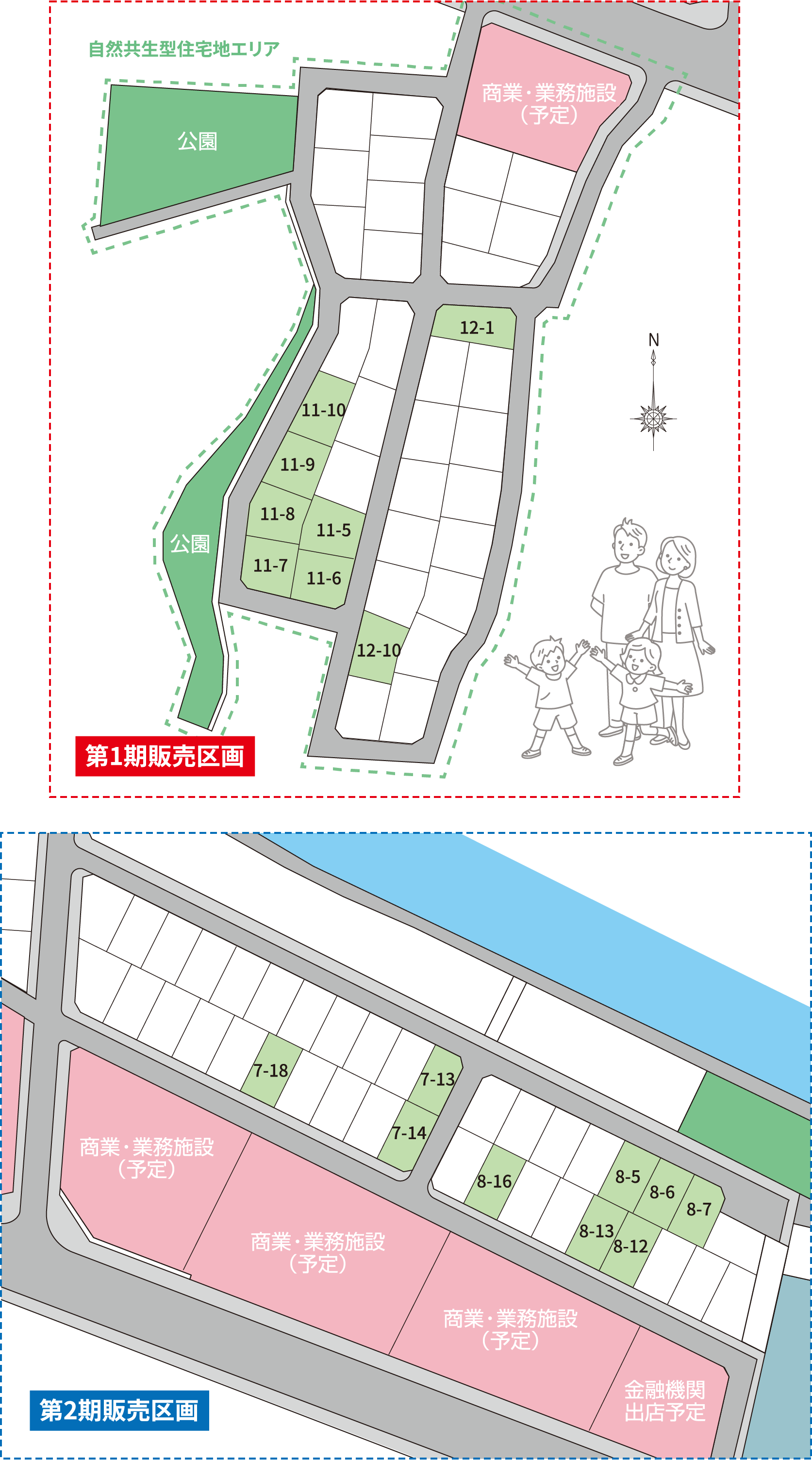 ブライトクレスト新宮 区画拡大図