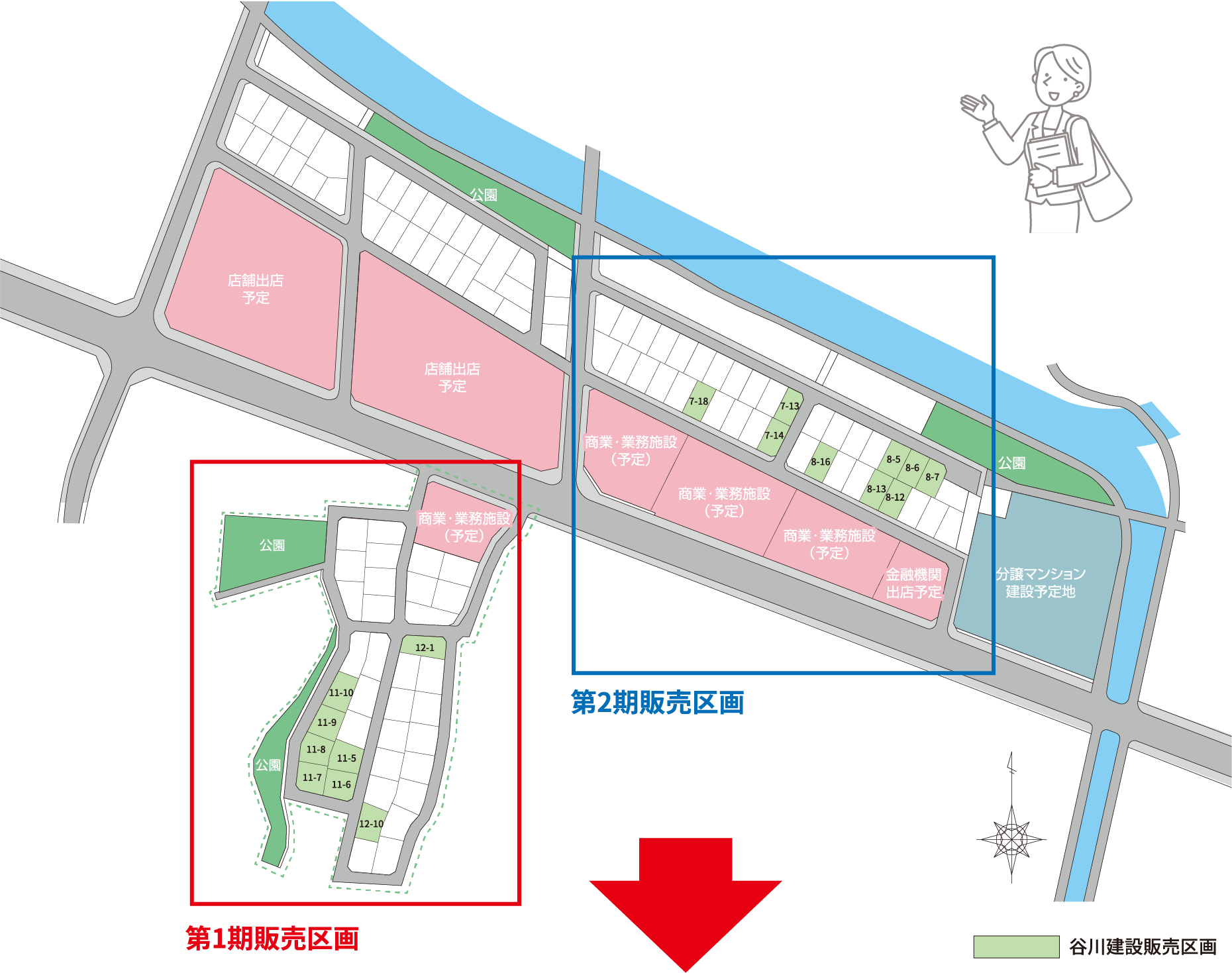 ブライトクレスト新宮 区画図